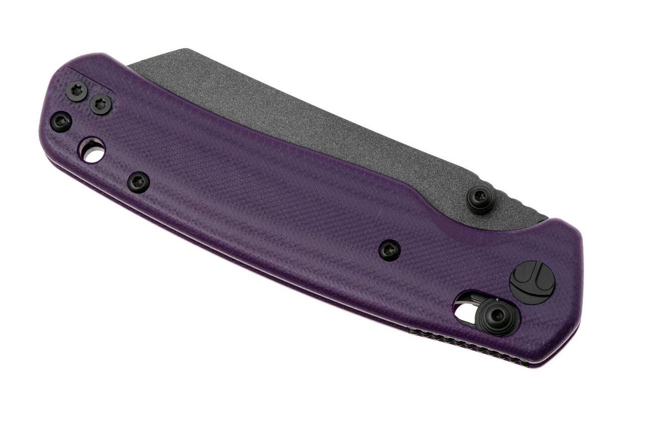 Bestechman Cicada's Wing BMK06B Coated 10Cr15MoV, Purple G10, zakmes