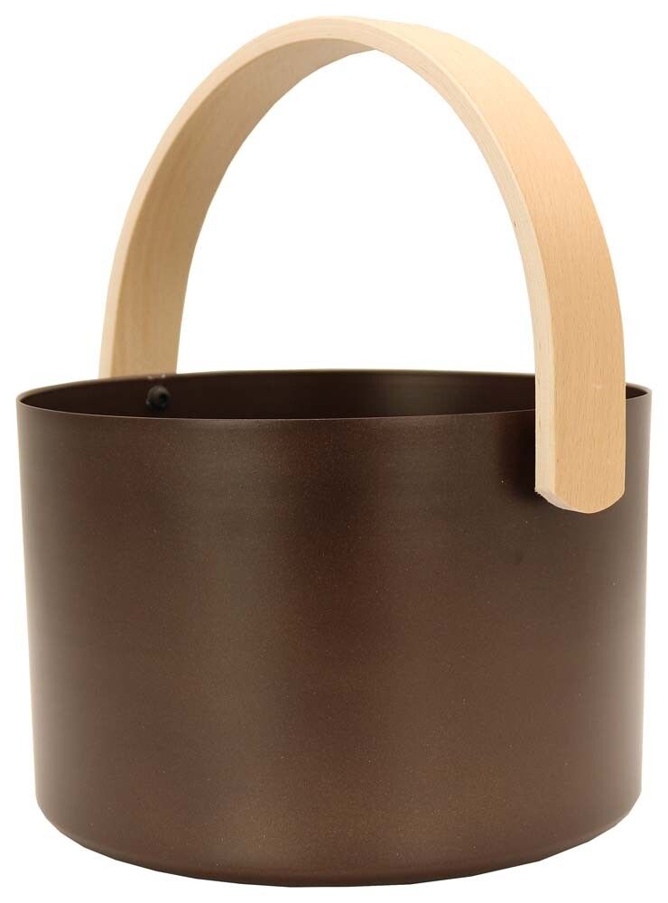 BADSTUBØTTE SAUNIA BRUN/TRE 6L