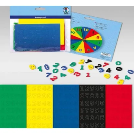 URSUS Moosgummi Zahlen, 150 Stück