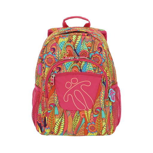 Mochila escolar adaptável a carrinho, aquarela.