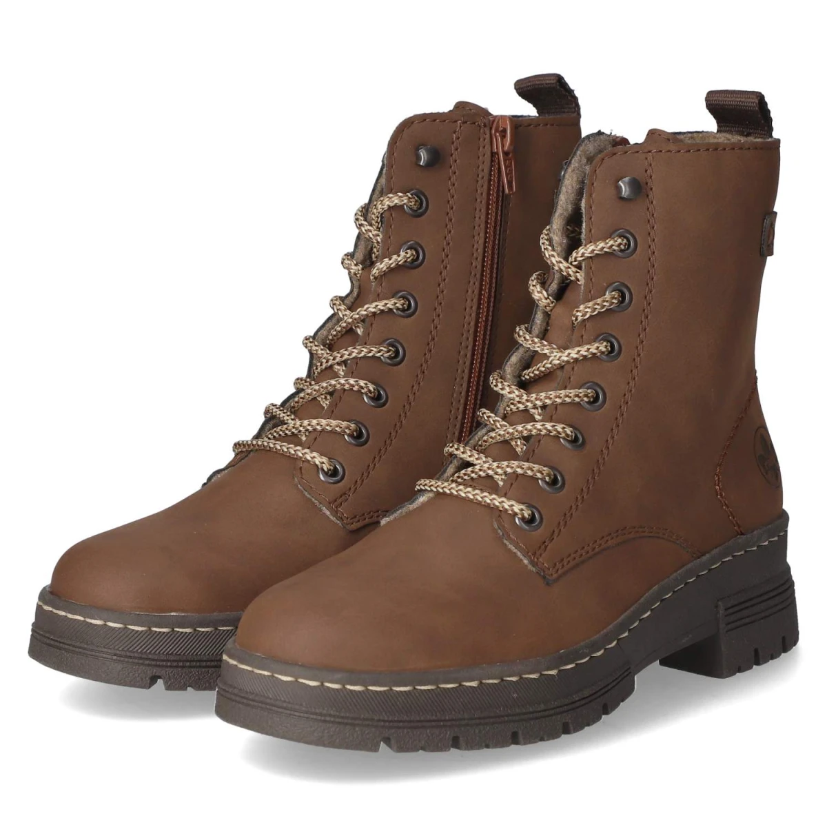 RiekerSchnürstiefeletten - BRAUN