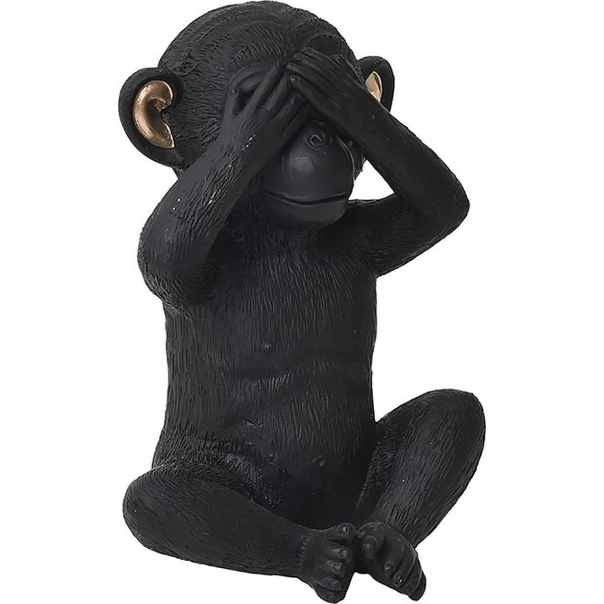 SINGE DE LA SAGESSE VUE NOIR OR
