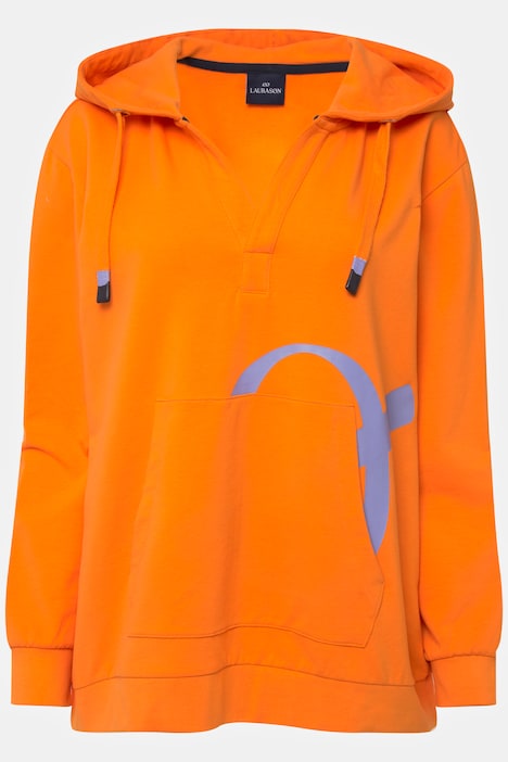 Hoodie, Buchstaben-Print, Kapuze, Langarm, OEKO-TEX