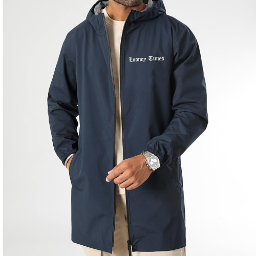 Coupe-Vent Capuche Angry Bugs Bunny Back Bleu Marine