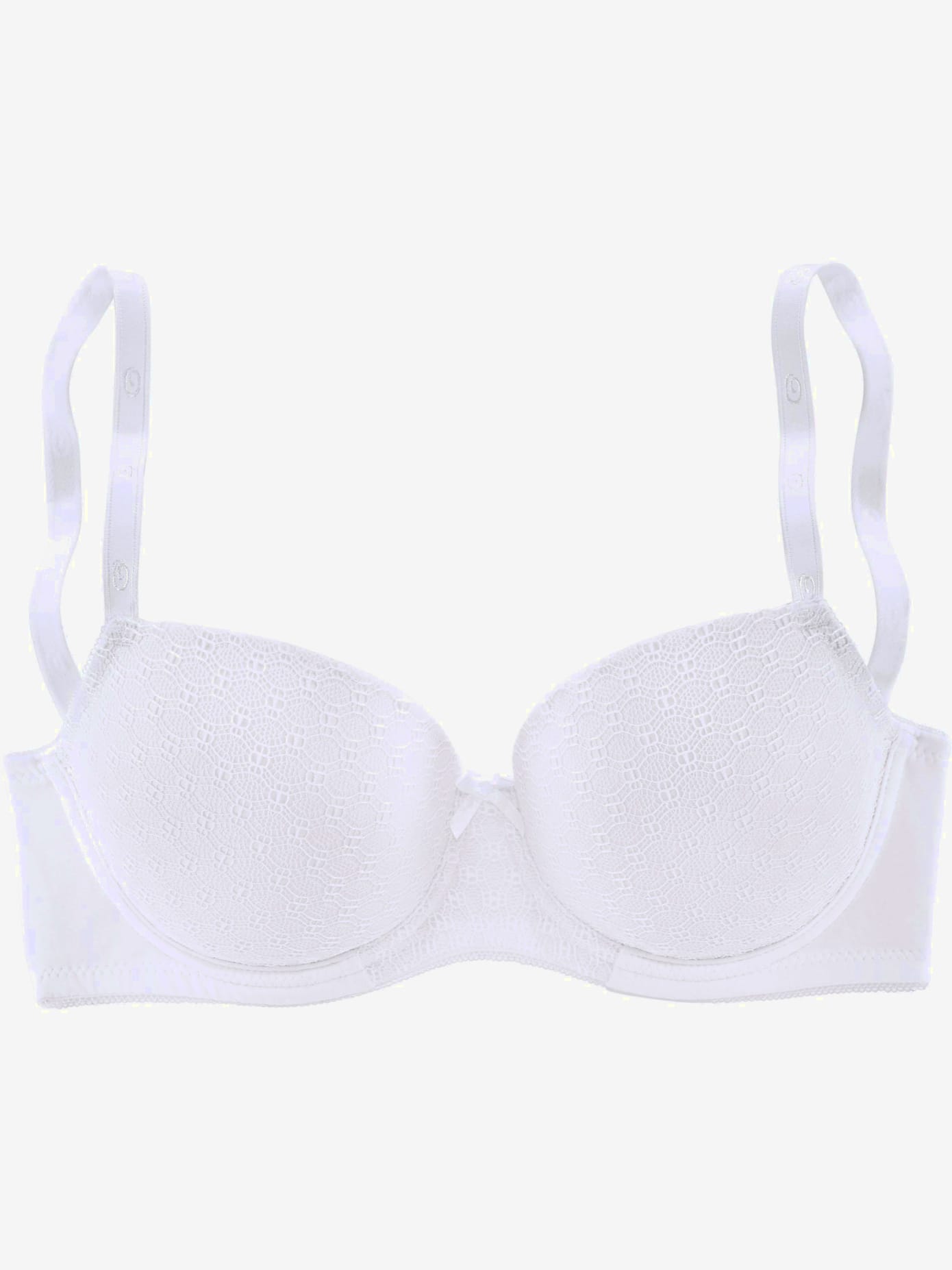 Soutien-gorge à coques avec dentelle graphique