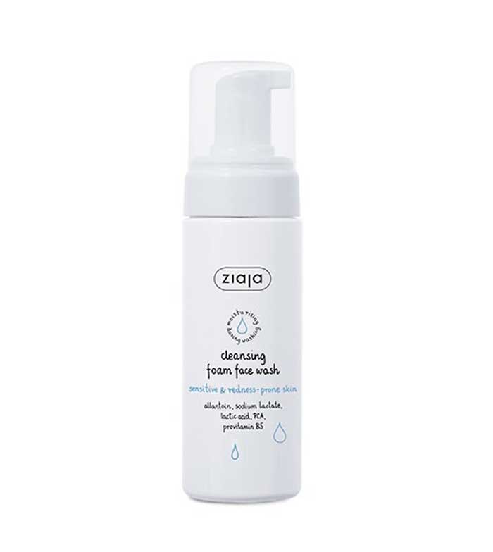 Ziaja - Espuma de limpeza facial - Pele sensível e vermelha