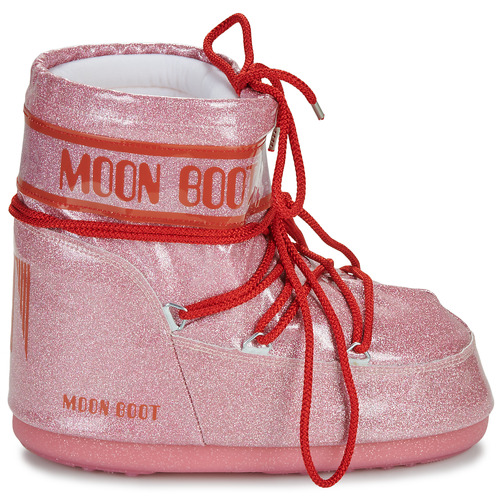 Moon Boot - MB ICON LOW GLITTER - Rose / Rouge