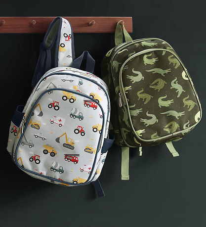 A Little Lovely Company Rucksack m. Thermotasche - Fahrzeuge