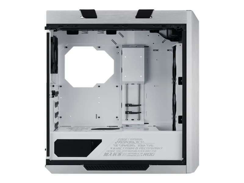ASUS ROG Strix Helios - White Edition - tower - udvidet ATX - sidepanel med vindue (glas) - ingen strømforsyning (ATX) - hvid udgave - USB/Lyd