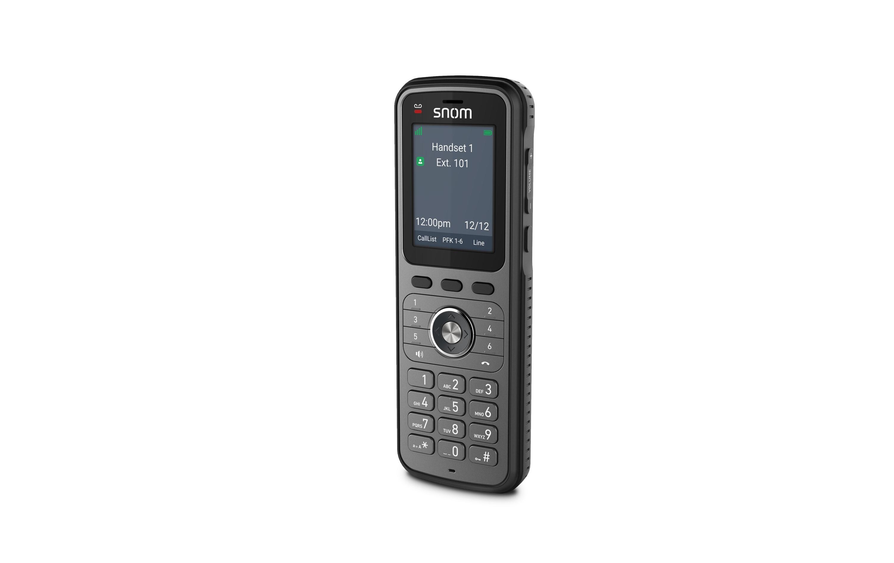 Mobilteil M56 mit Ladeschale<br>Snoms leistungsstarkes DECT-Mobilteil