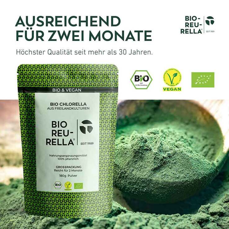 Bio Reu-Rella Süsswasseralgen Pulver, 180 g