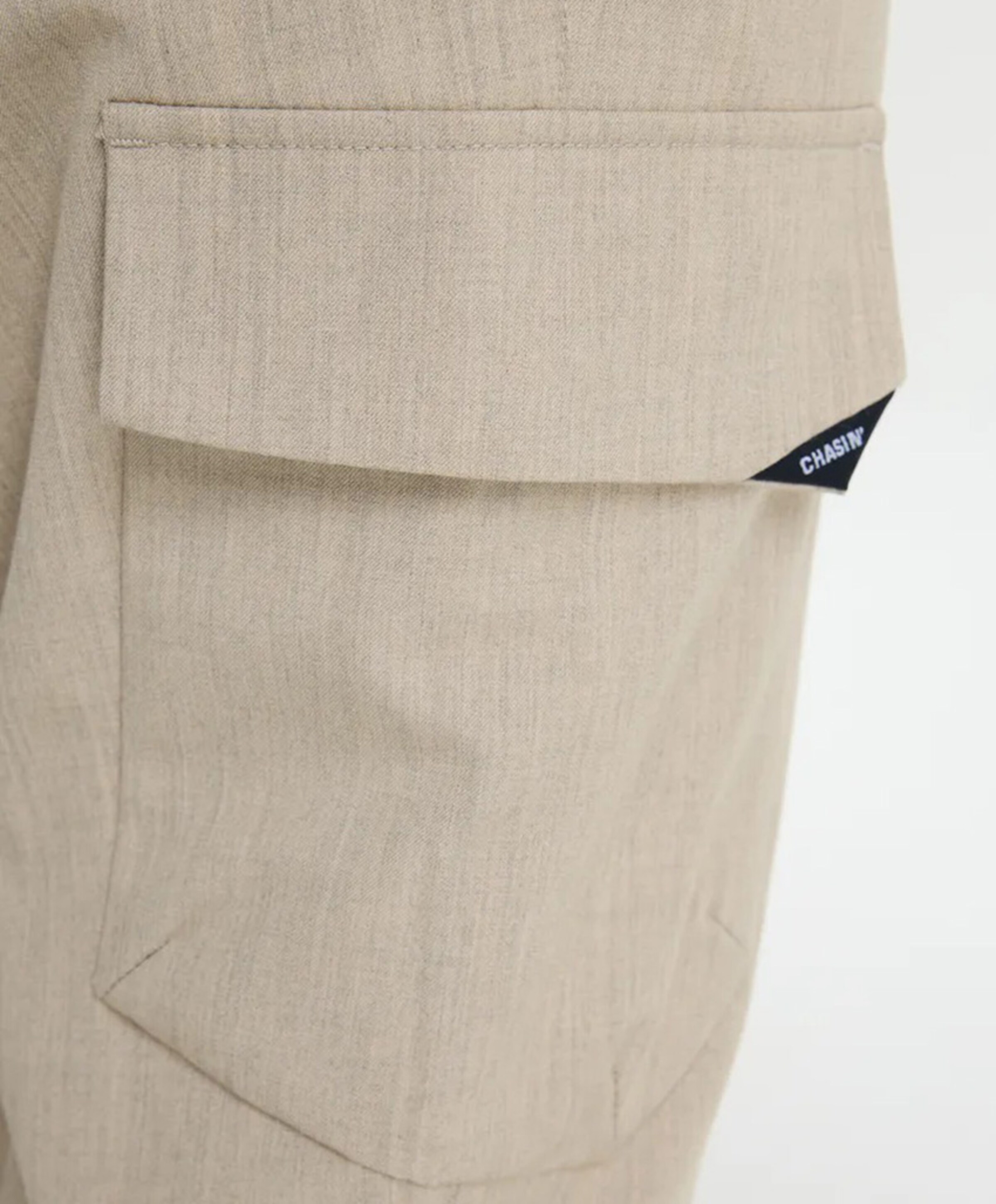 Chasin' STONE DUAL CARGO heren broek beige