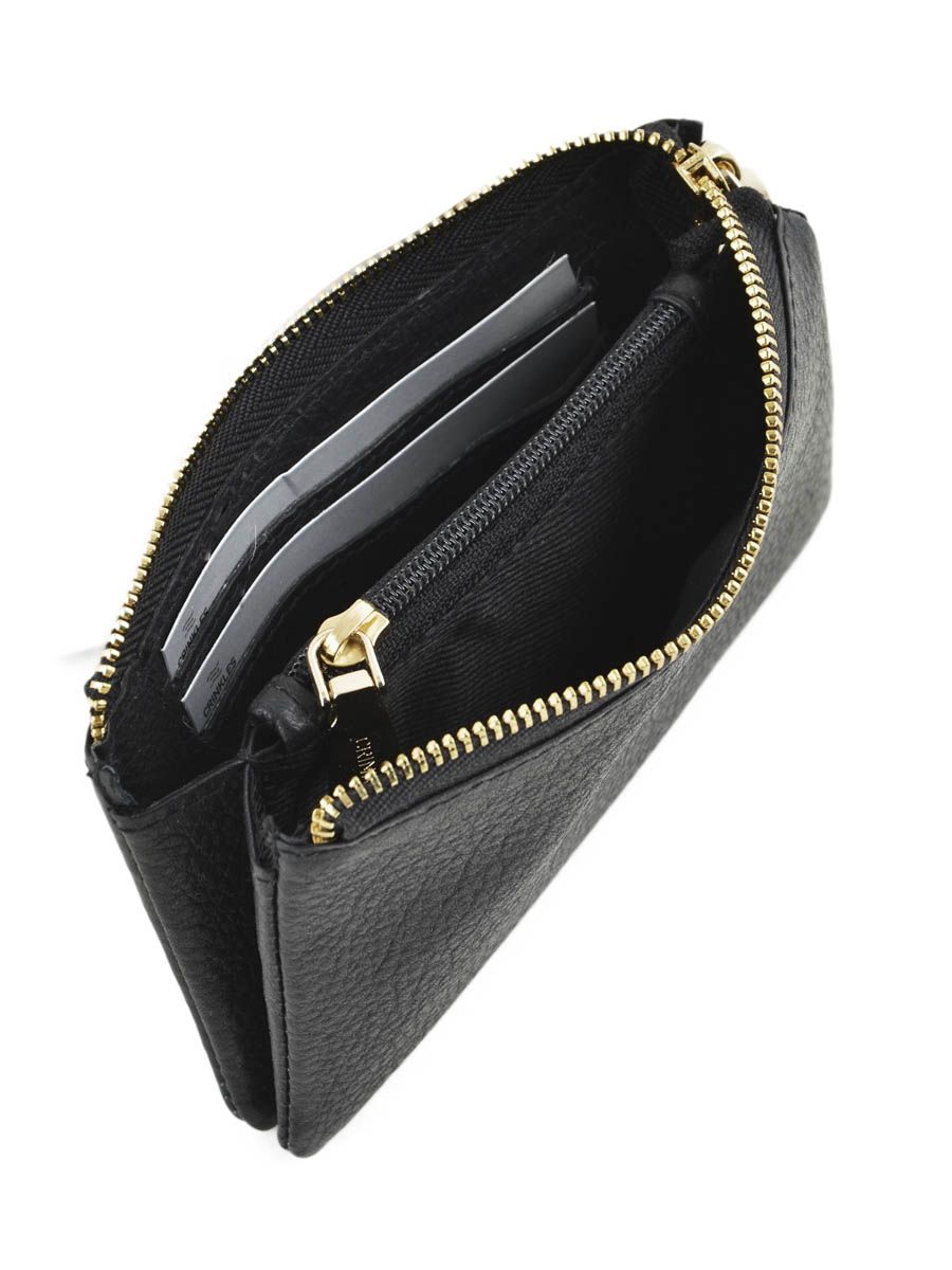 Porte-monnaie Caviar cuir CRINKLES