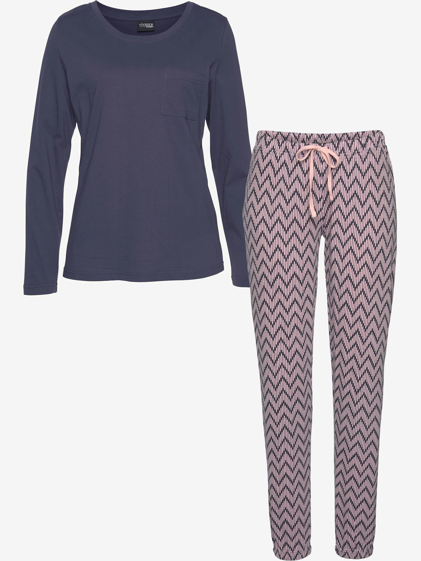 Ensemble de pyjama : pantalon et t-shirt manches longues