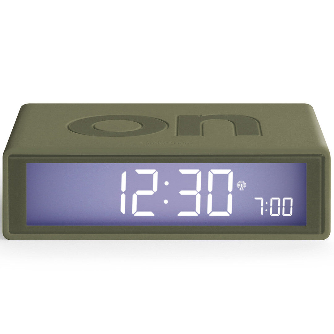 Lexon flip classic digitale wekker - khaki