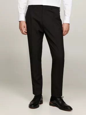 Blazer de smoking slim fit em lã