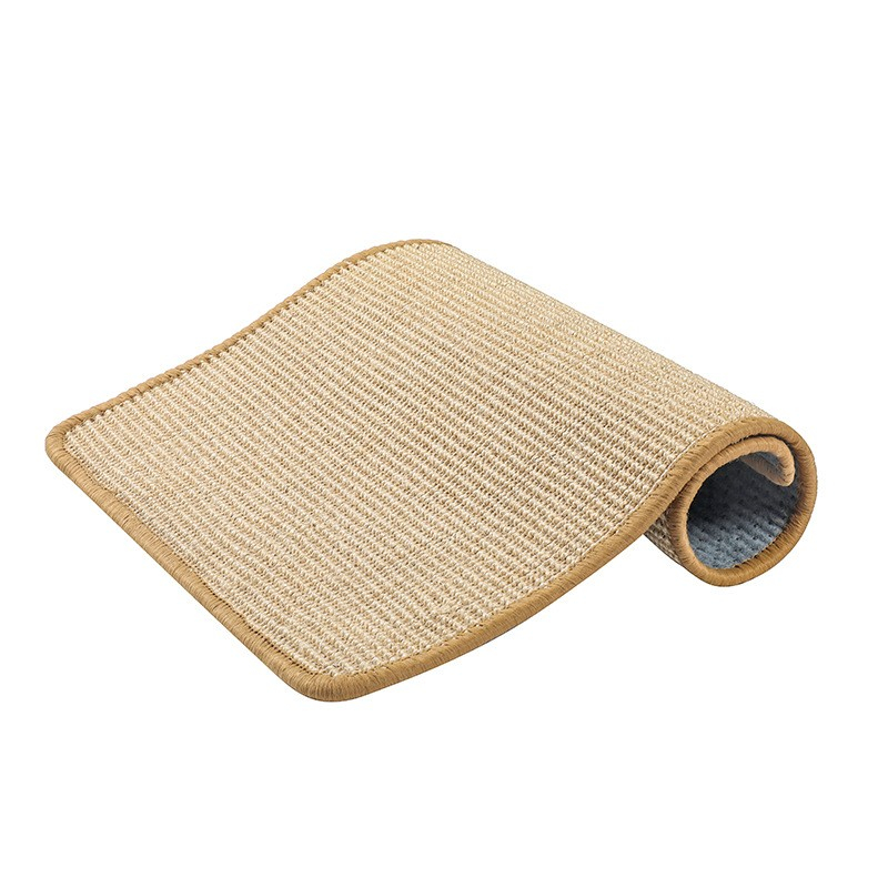 (40x60cm) Sisal Krallen Kratzmatte Robuster Katzen Kratzteppich - Braun