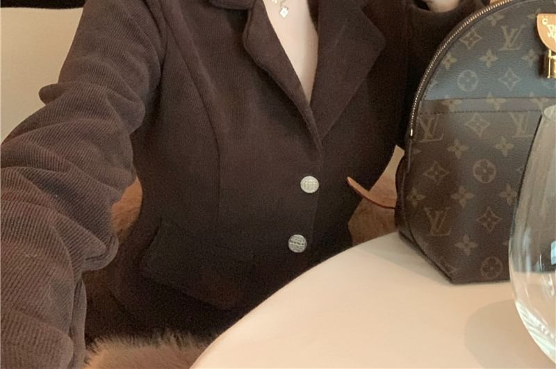 PINPI - Blazer met reverskraag en effen knopen