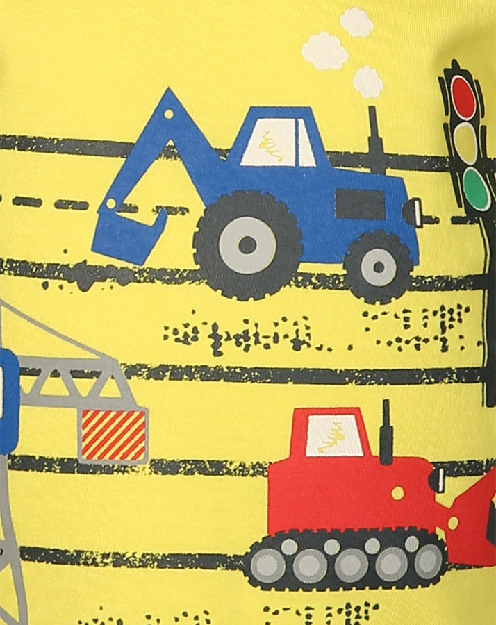 T-Shirt VEHICLES in gelb