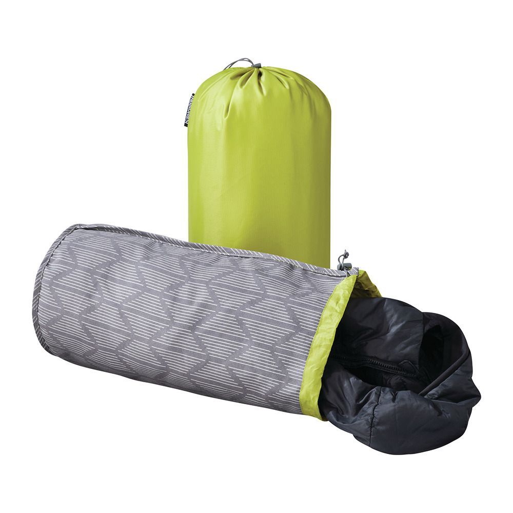 Thermarest STUFFSACK PILLOW - Sac de rangement coussin limon/gray print