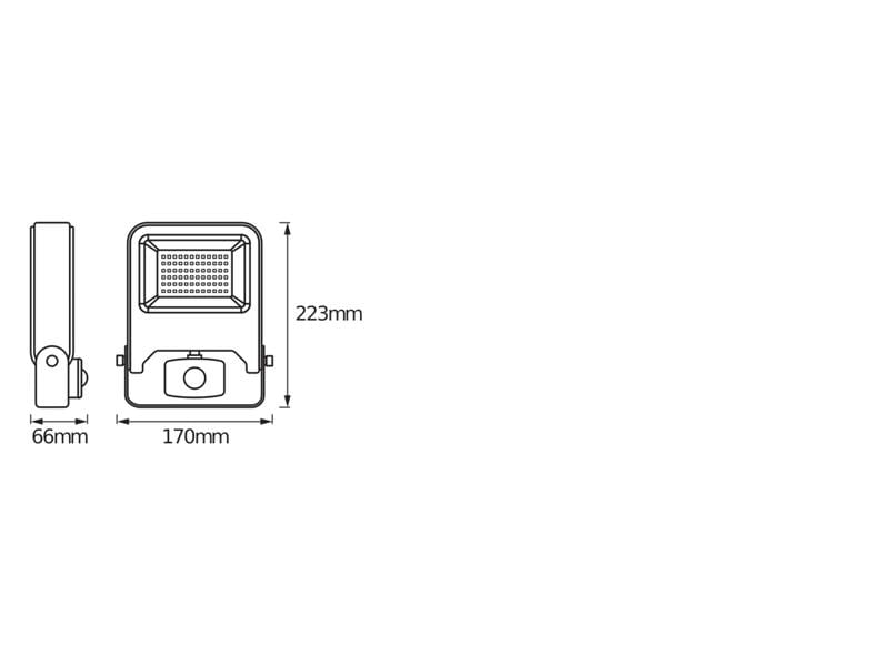 Ledvance Scheinwerfer LED Endura Flood Sensor, 30 W Aussenleuchte mit Sensor