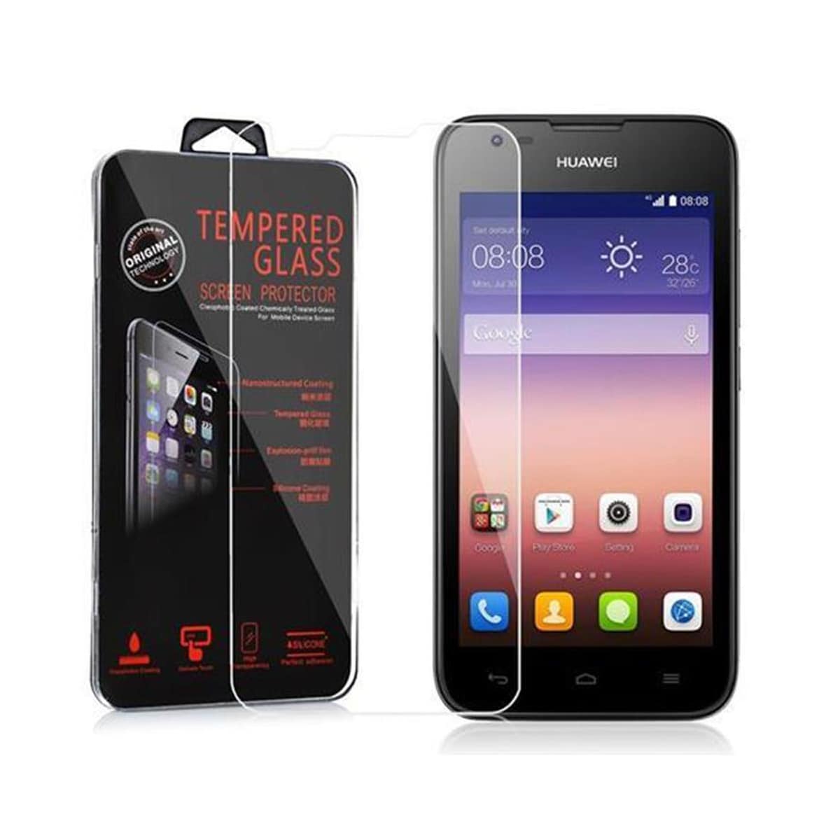 Huawei ASCEND Y550 Skjermbeskytter Skärmskydd