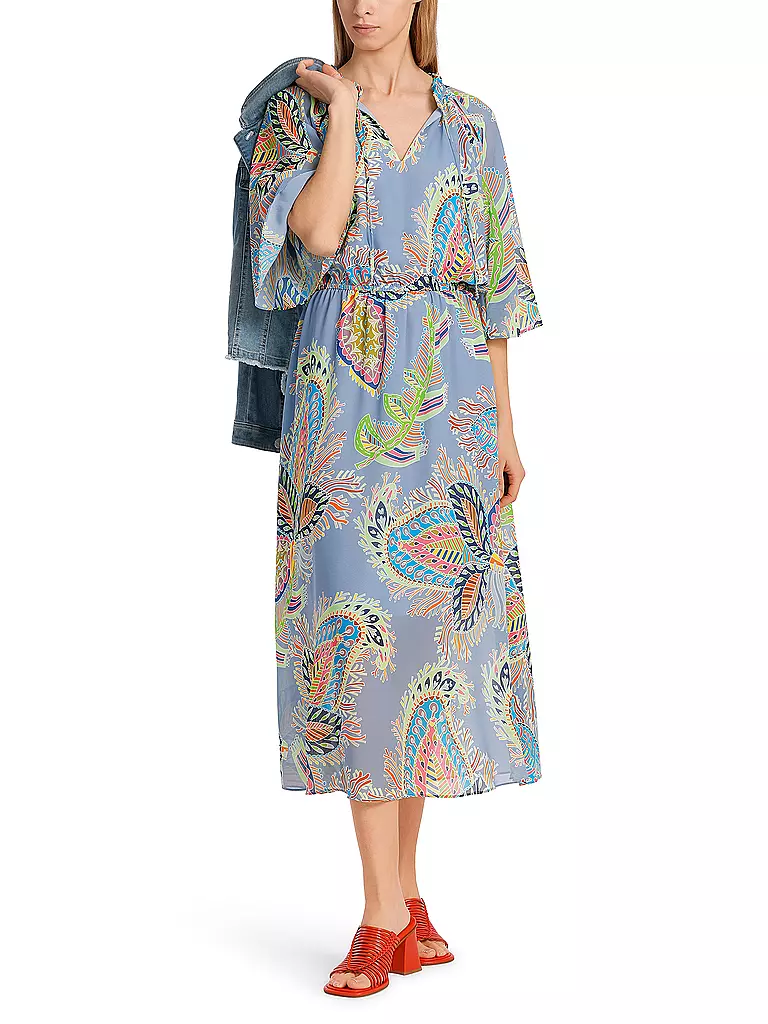 MARC CAIN Midikleid blau