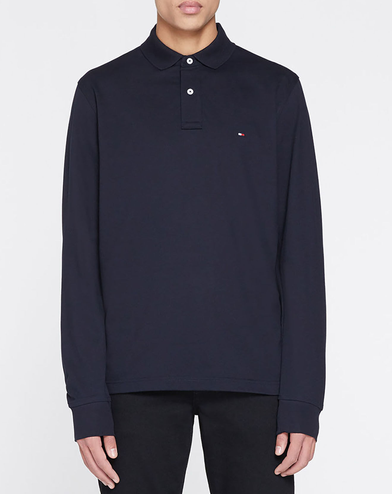 Tommy Hilfiger Polo regular fit basic uni bleu marine