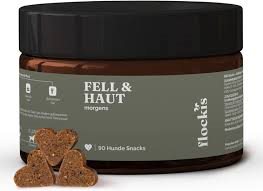 FLOCKIS Hundesnacks<br>90 Stück, Dose, Kautablette, Fell & Haut