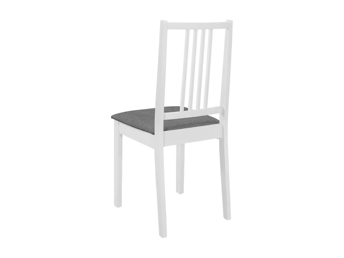Mobilier de salle à manger 5 pcs MDF Blanc