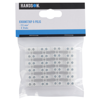 Handson Kroonstrip 2,5 mm² 6D 4 Stuks