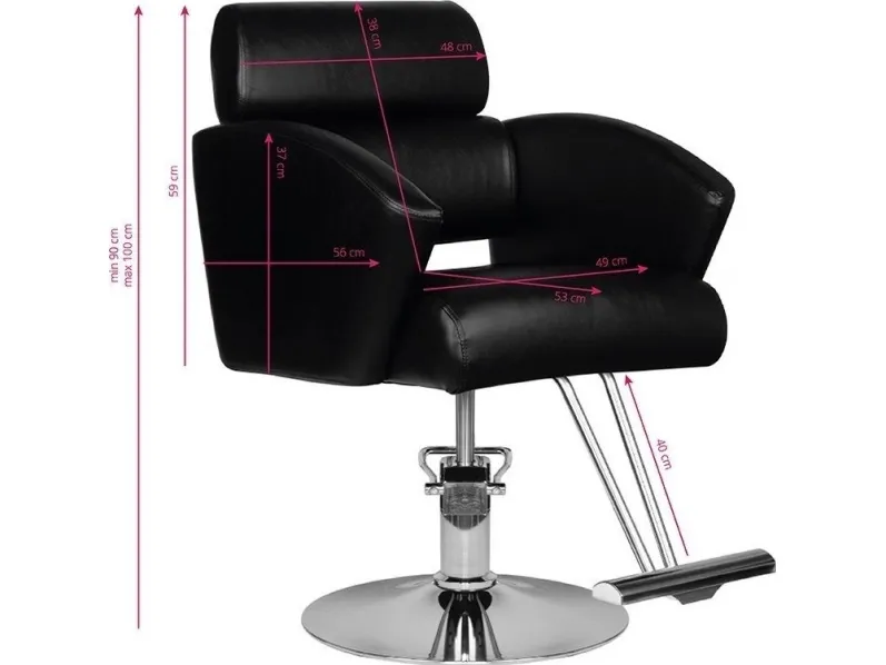 Activeshop Hair System hairdressing chair HS02 black