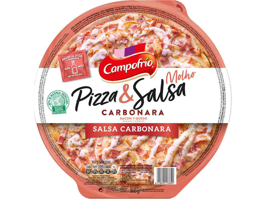 PIZZA CARBONARA CAMPOFRIO 360G