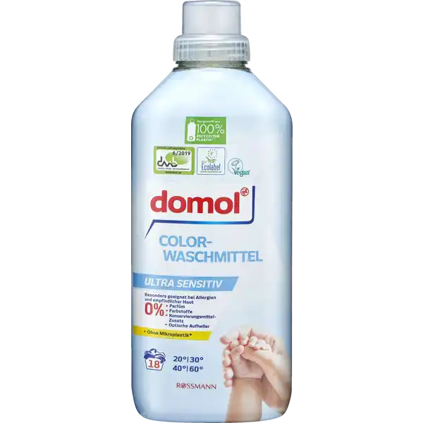 Ultra Sensitiv Colorwaschmittel Flüssig 18 WL