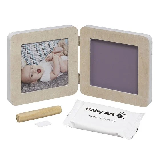 My Baby Touch cadre 2 volets   Blanc        de               Baby Art