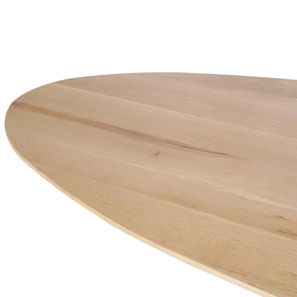 Eettafel Naturel Hout - 210x100x76cm - Ferris