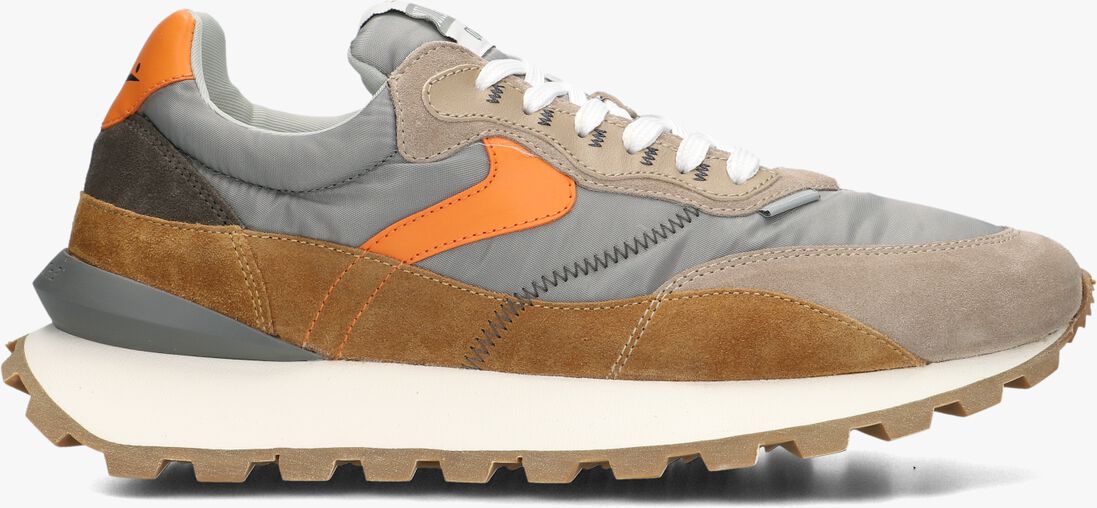 VOILE BLANCHE grijze voile blanche lage sneakers qwark hype man