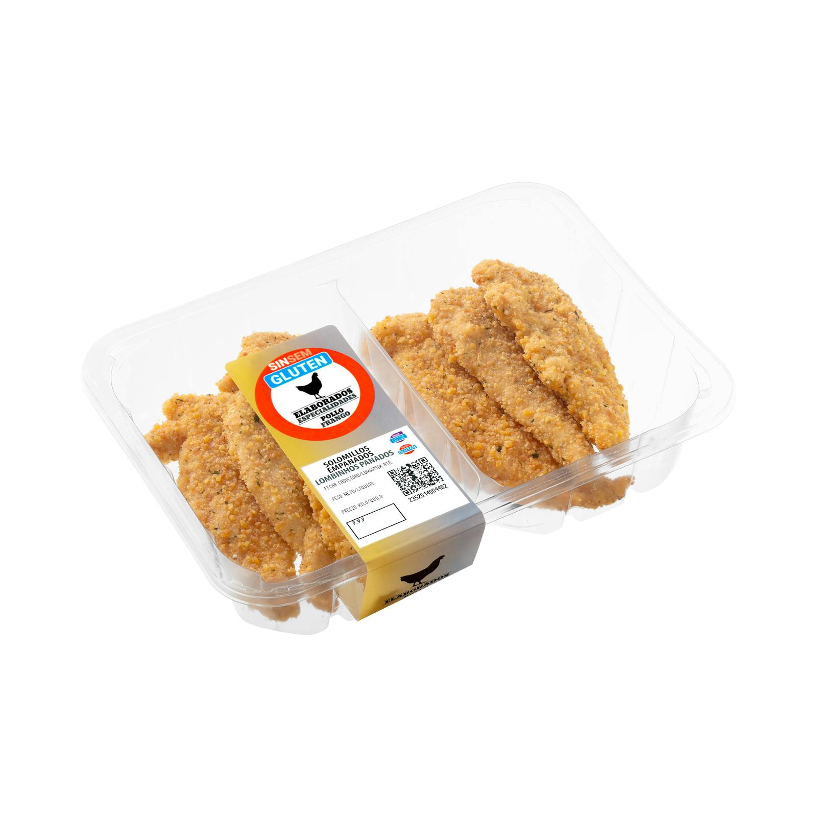 Filets de filet de poulet marinés panés sans gluten