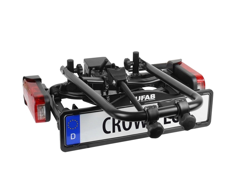 EUFAB CROW PLUS Fahrradträger für Anhängerkupplungfür 2 Räder
