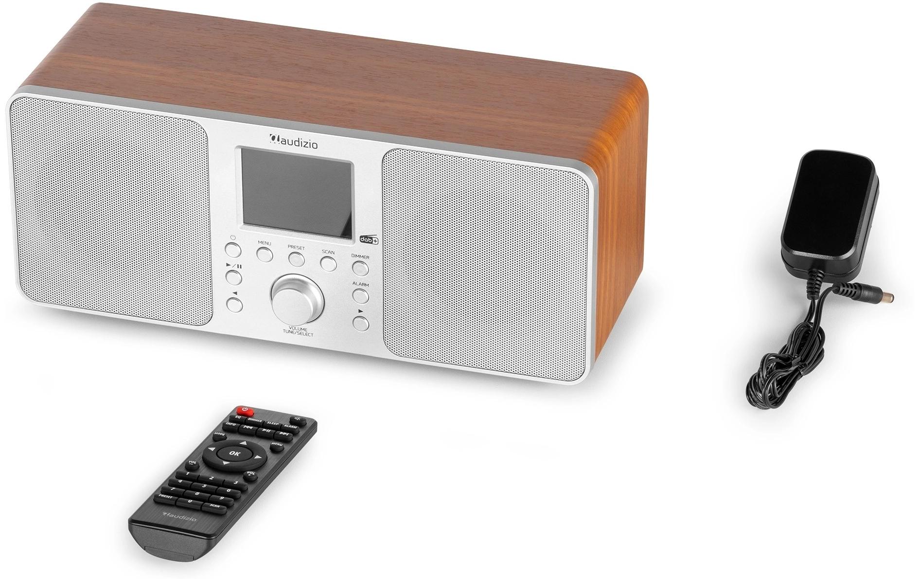 DAB+ Radio Genua SilberDAB+ Radio mit Stereo Lautsprecher und Bluetooth
