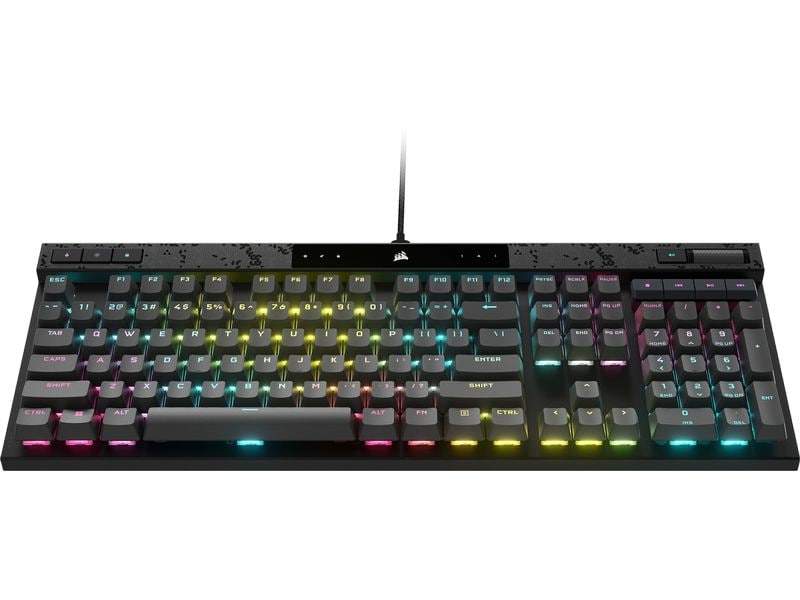 Corsair Gaming-Tastatur K70 MAX RGB Magnetisch-mechanische RGB-Gaming-Tastatur mit anpassbaren Corsair MGX-Schaltern
