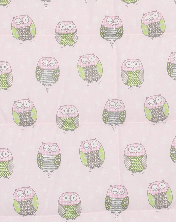 Schlafsack WOHLFÜHLFASER EULE in rosa