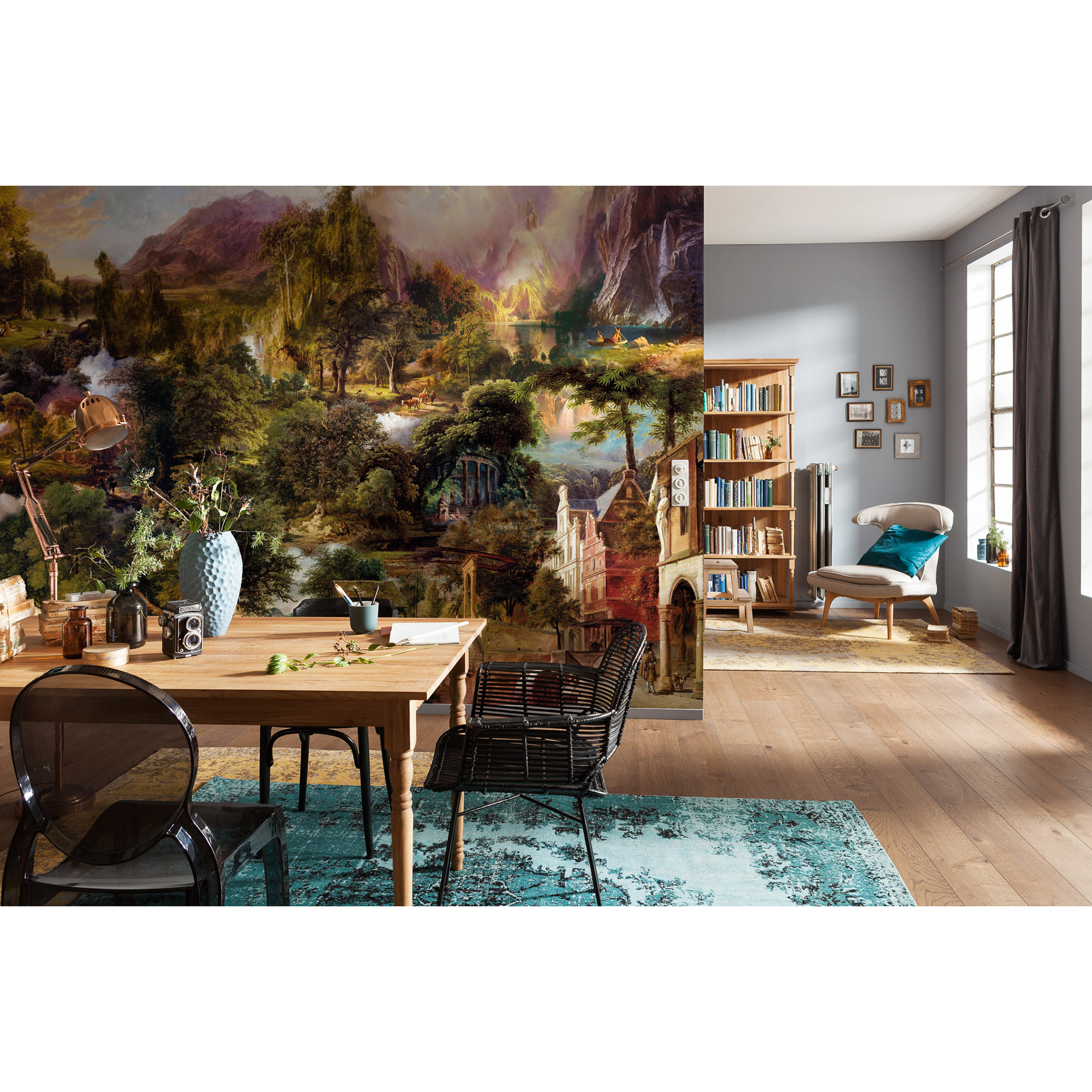 Vlies-Fototapete HERITAGE - bunt - 400x260 cm