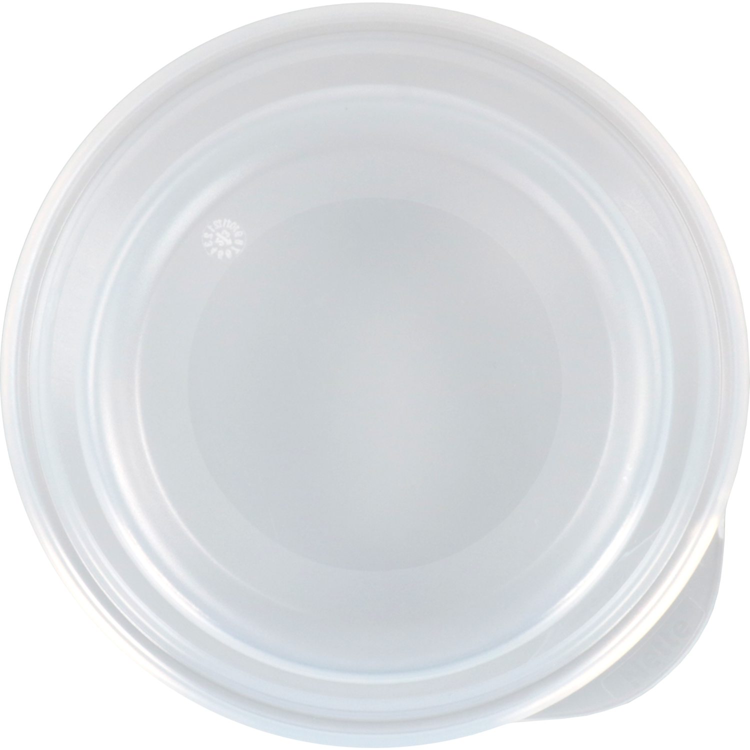 Circ Deksel, PP, dome, reusable, zonder gat, Ø90mm, transparant
