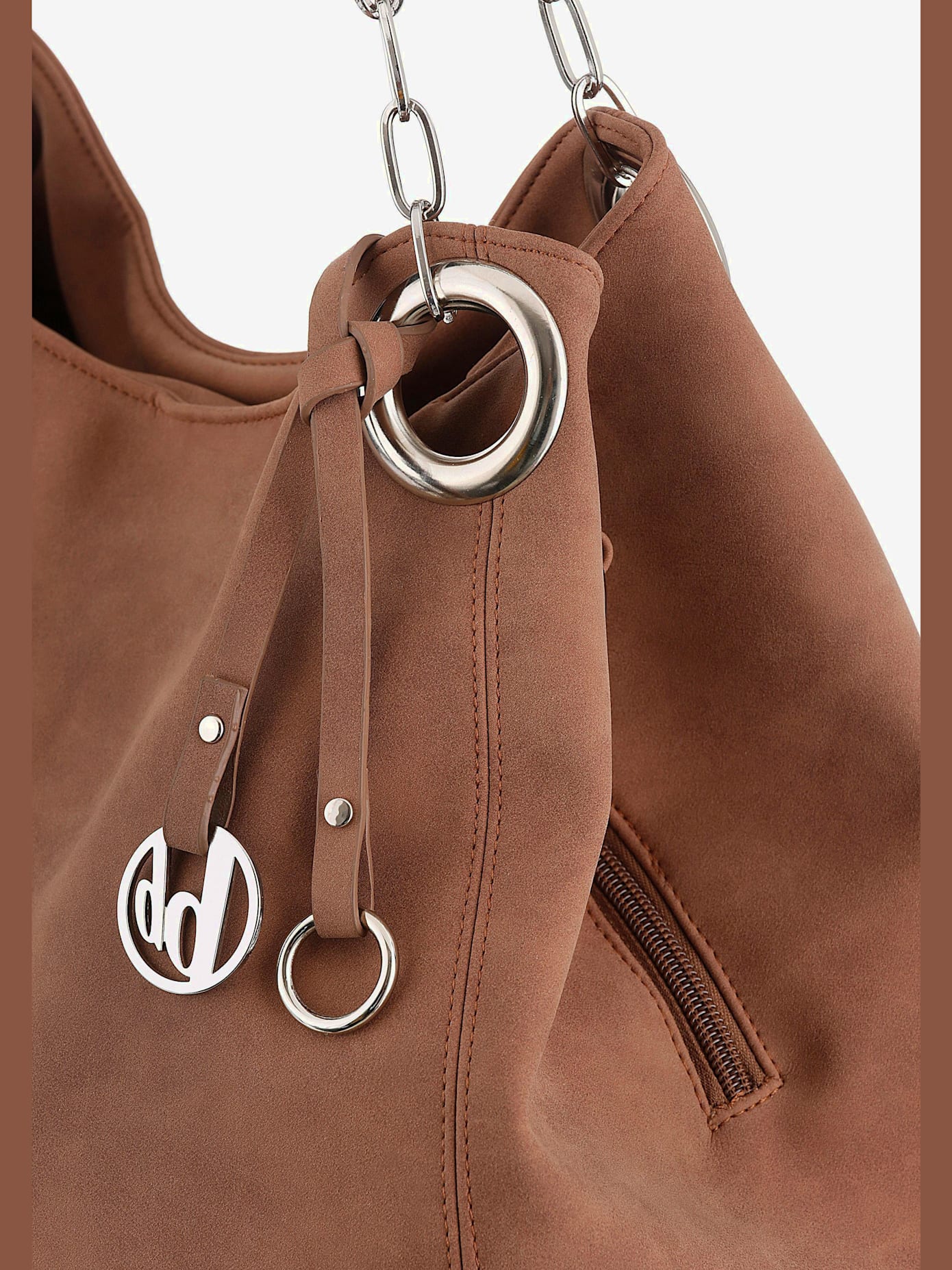 Sac à poignées matière synthétique chic