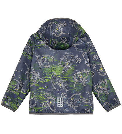 LEGO® Ninjago Softshelljacke - LWSaku 200 - Dark Blue m. Print