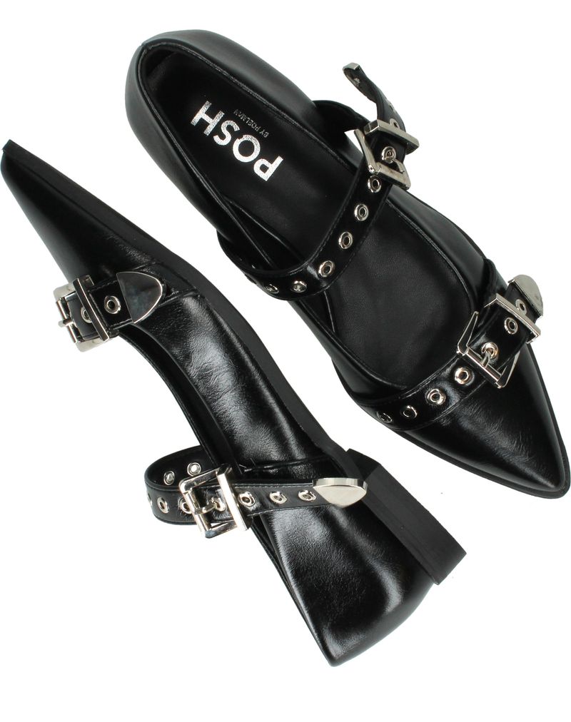 POSH by Poelman Ballerina's Zwart Dames