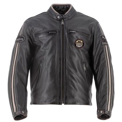 Blouson Helstons ACE 10 CUIR RAG - Marron