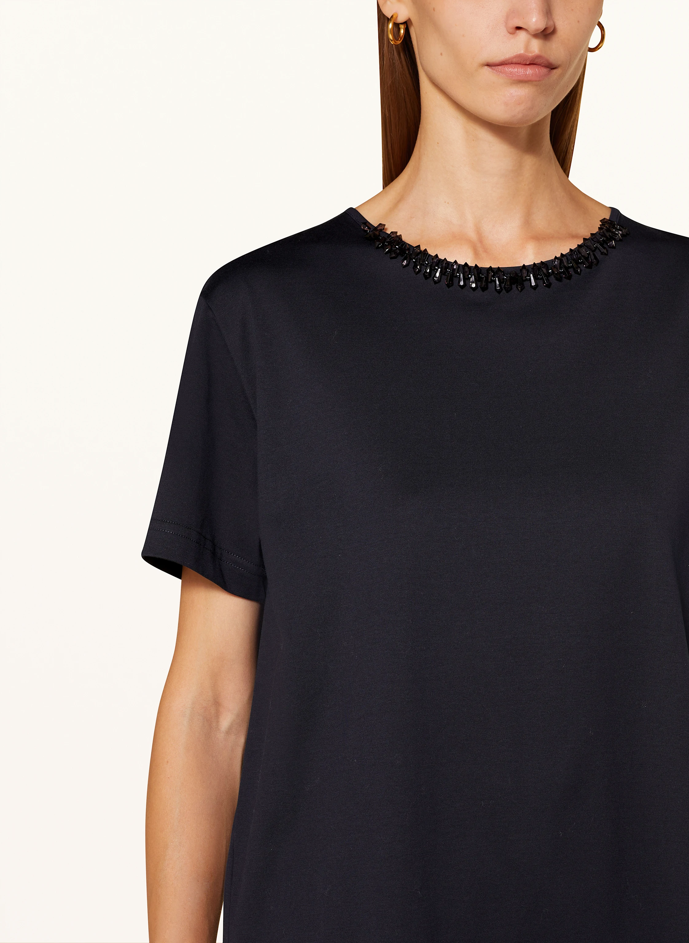 FABIANA FILIPPI T-Shirt mit Schmucksteinen