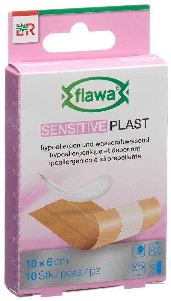 FLAWA Plast Pflasterstreifen 6x10cm 10 Stk